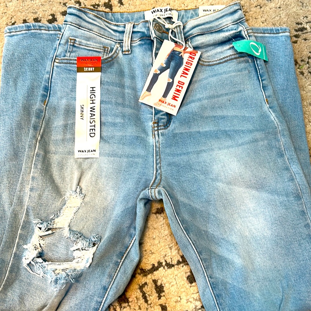 High waisted jeans (skinny) size (7)